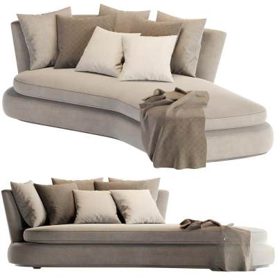 现代布艺多人沙发-52